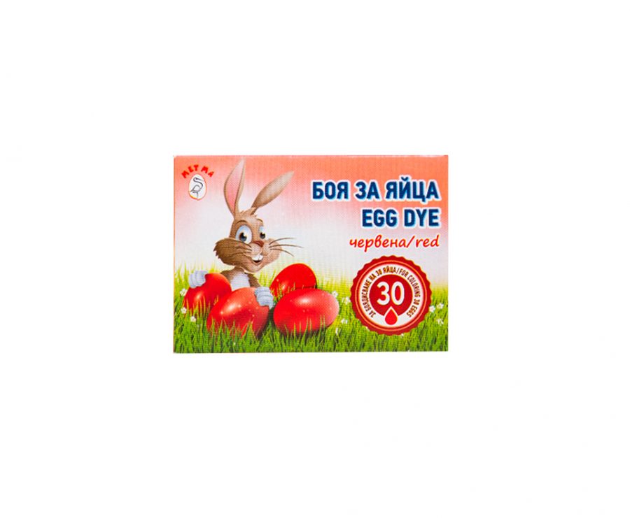 Colorant pour les oeufs sachet Rouge B002